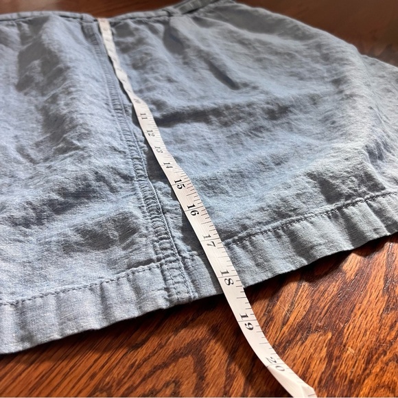 Madewell Denim Button Front Tie Skirt 12 all seasons - Picture 8 of 10